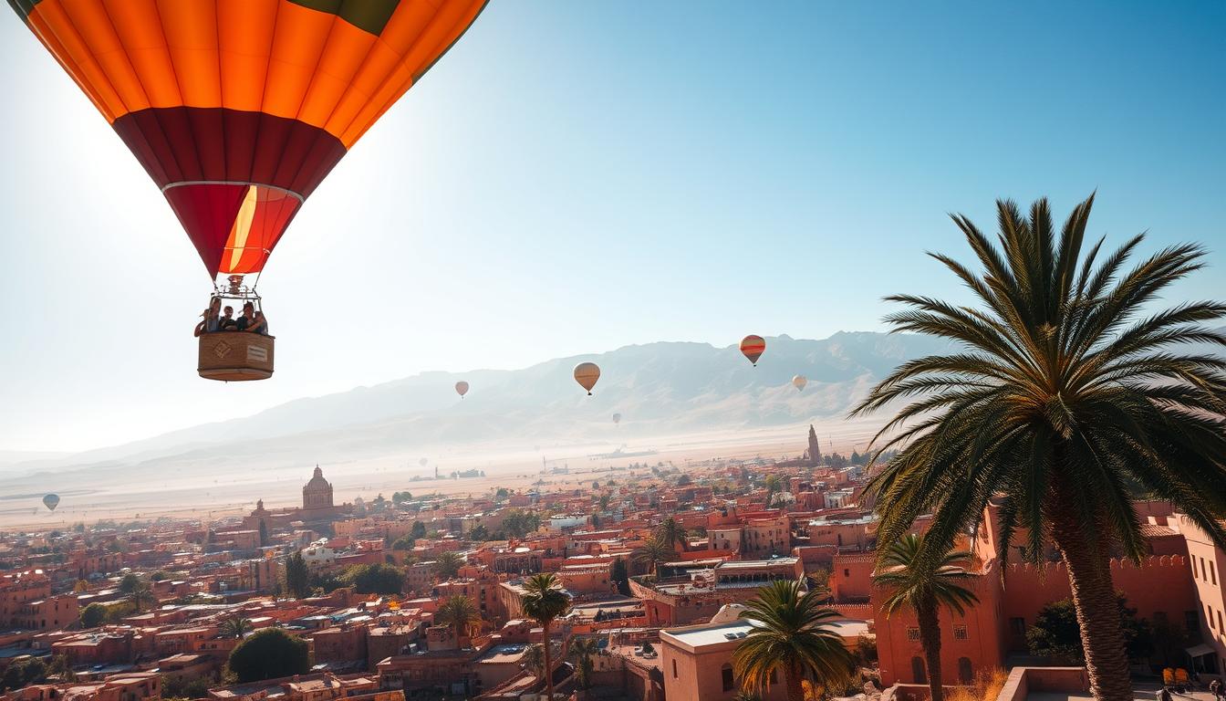 hot air balloon marrakech