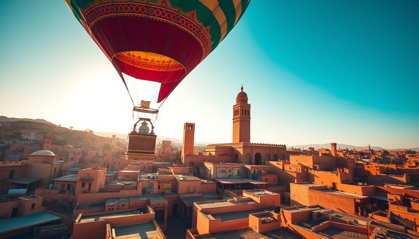 hot air balloon marrakech