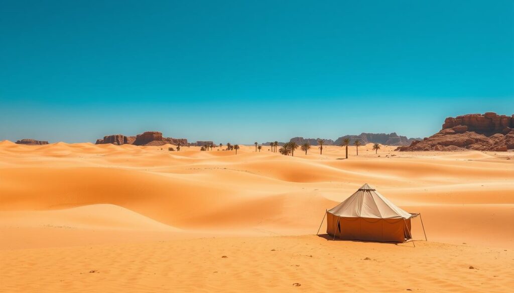 Agafay desert in Morocco