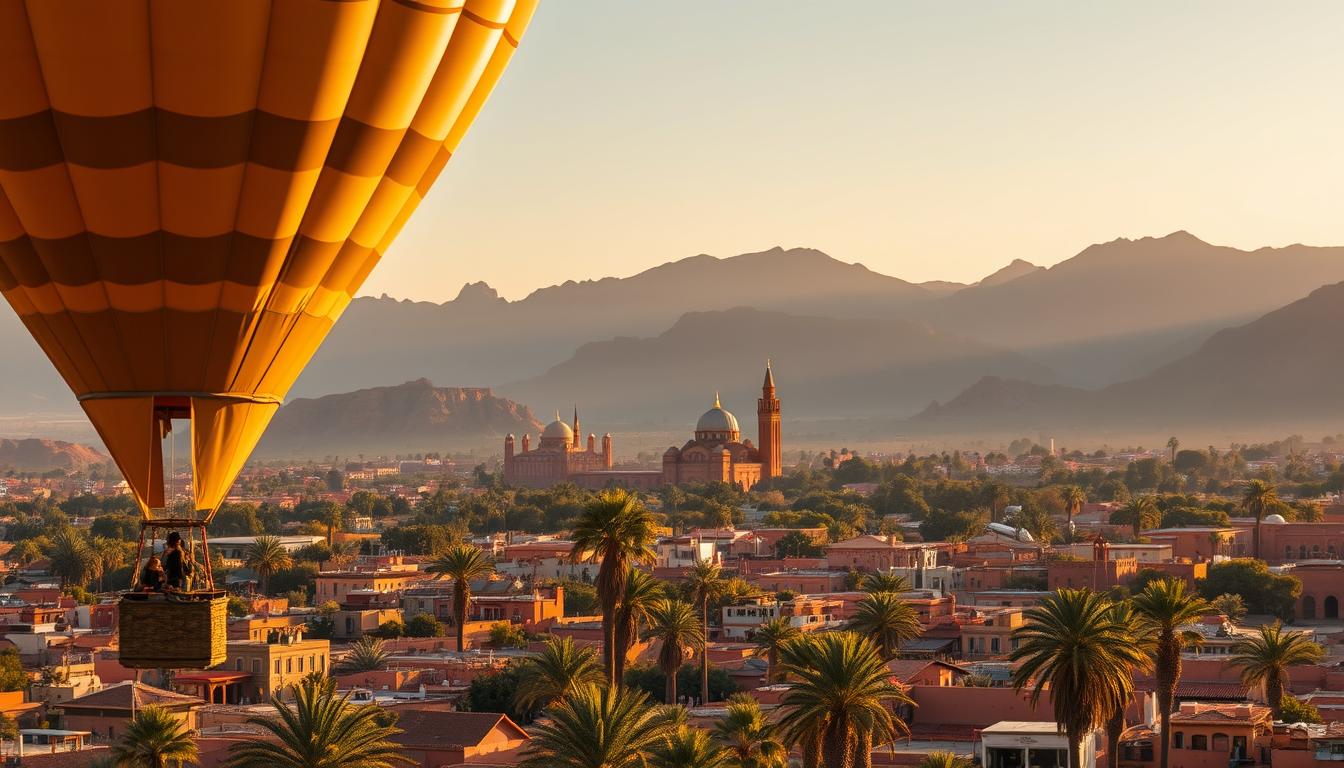 hot air balloon marrakech