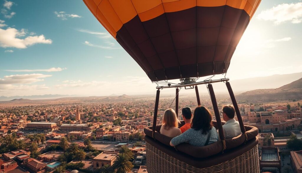 marrakech classic hot air balloon flight with berber breakfast