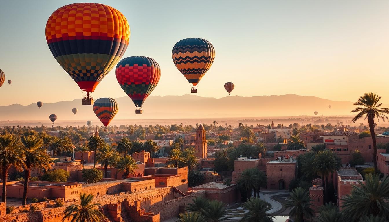 where to see hot air balloons marrakech