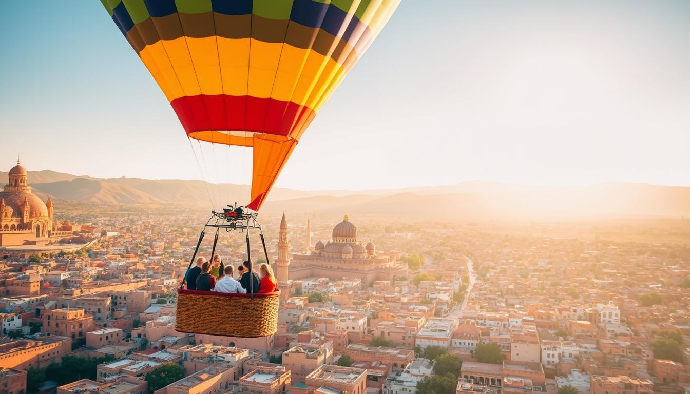 hot air balloon ride marrakech