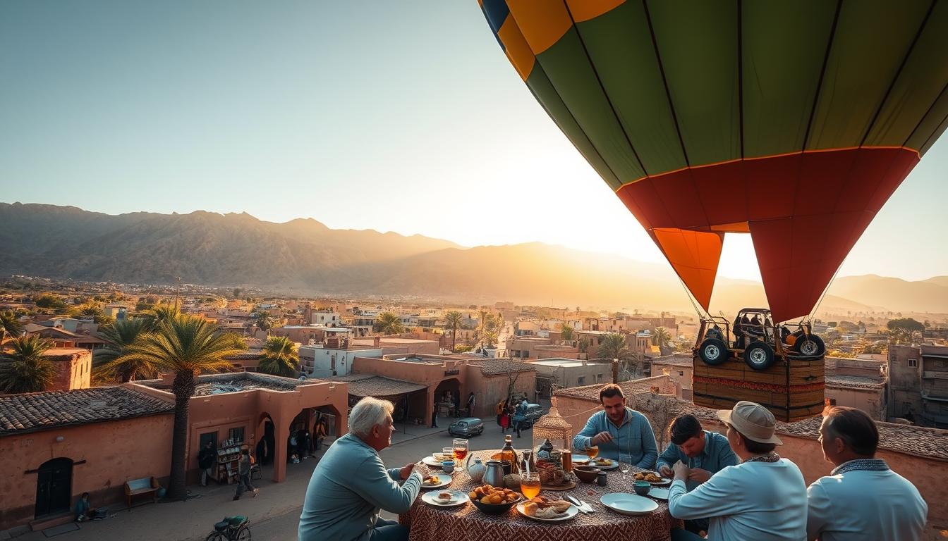 Berber breakfast balloon Marrakech