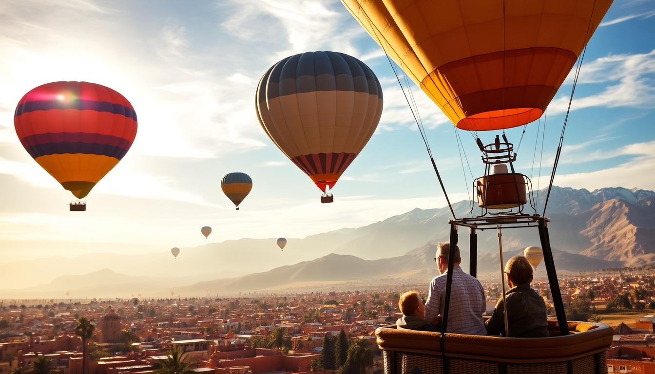 Marrakech hot air balloon excursion