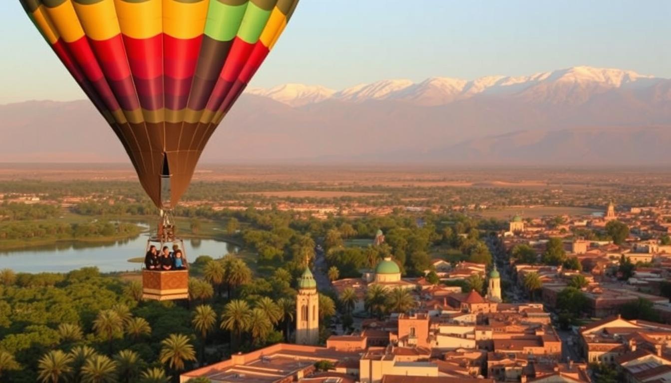 desert hot air balloon Marrakech experience