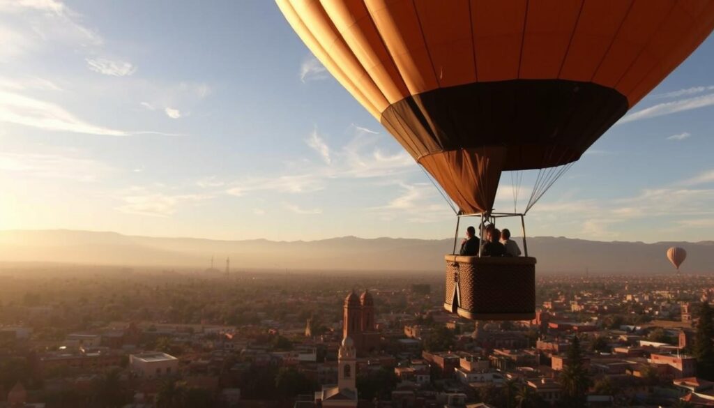Marrakech sunrise balloon weather