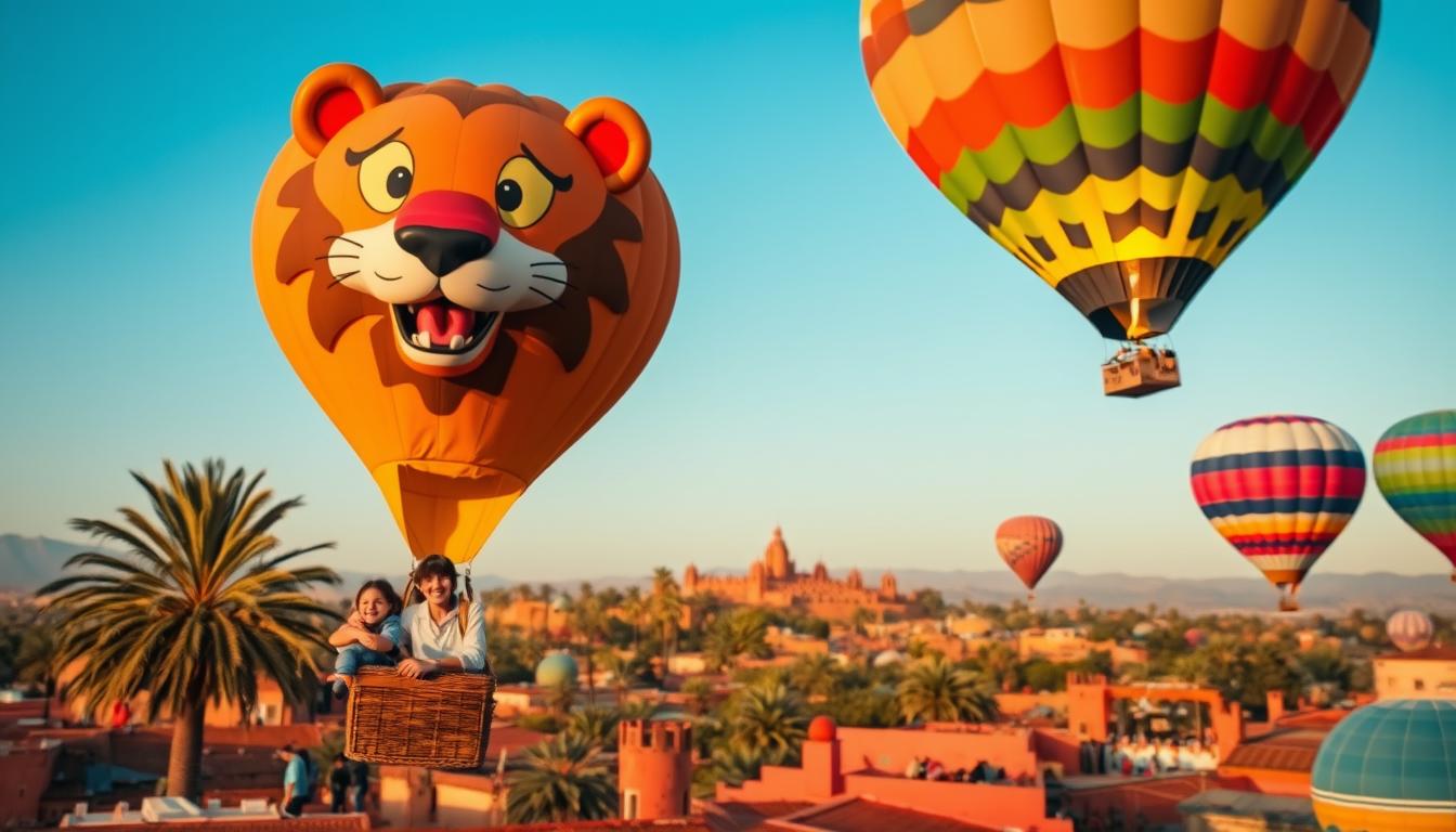 children hot air balloon Marrakech