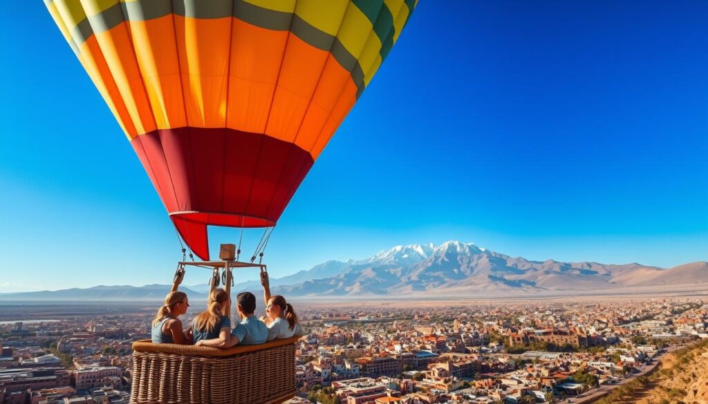 hot air balloon Marrakech