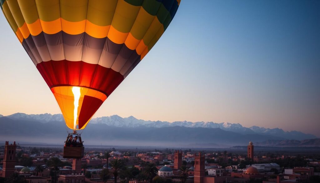 hot air balloon marrakech