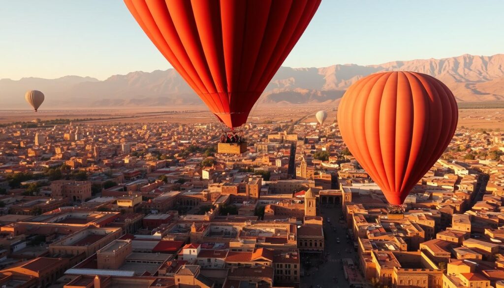 luxury hot air balloon rides Marrakech