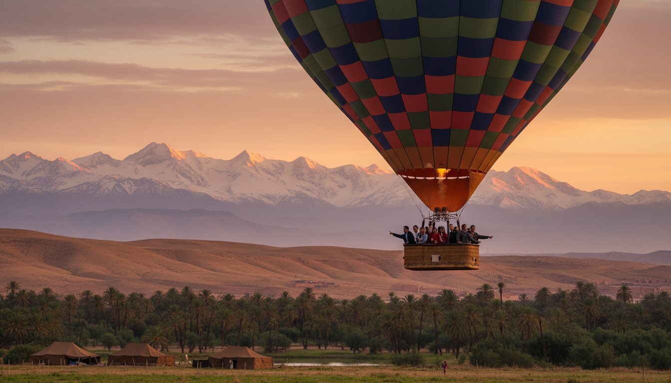 Hot air balloon Marrakech sunrise tour