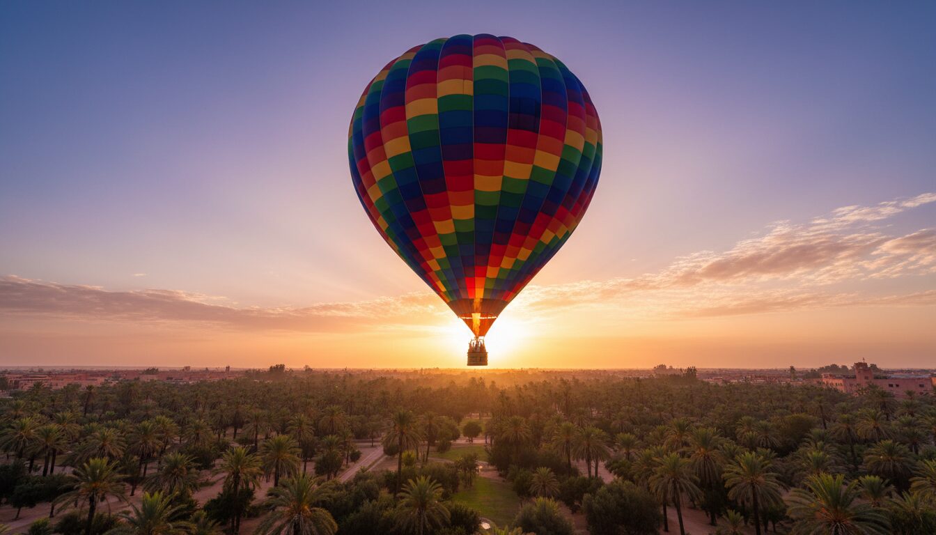 Hot air balloon Palmeraie Marrakech