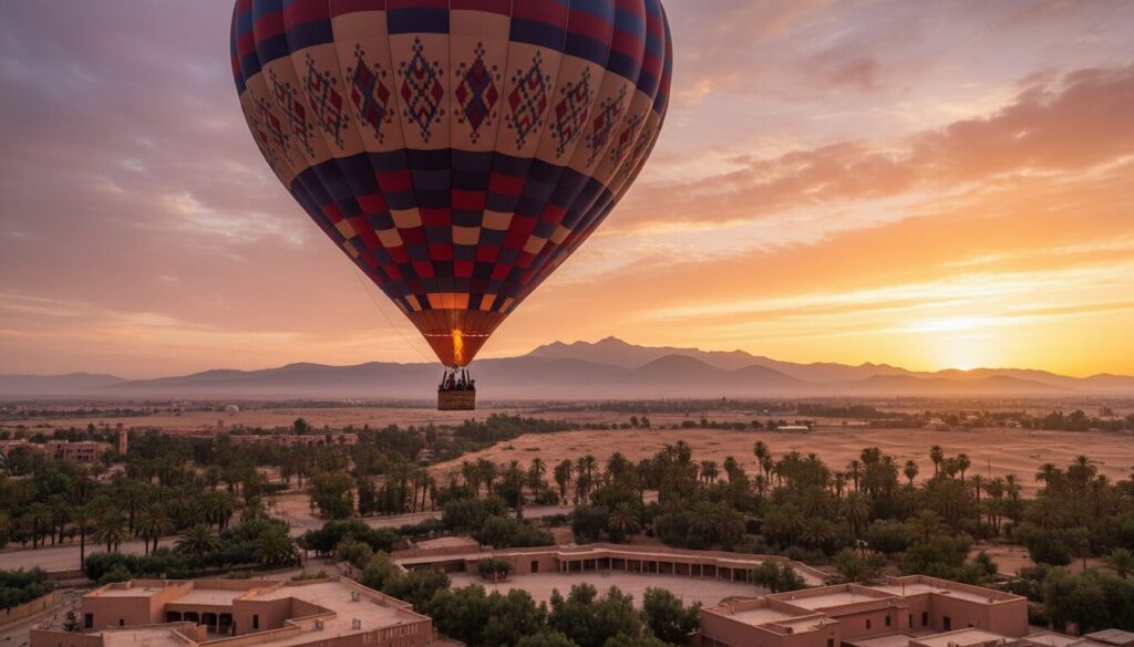 Hot air balloon experience Marrakech