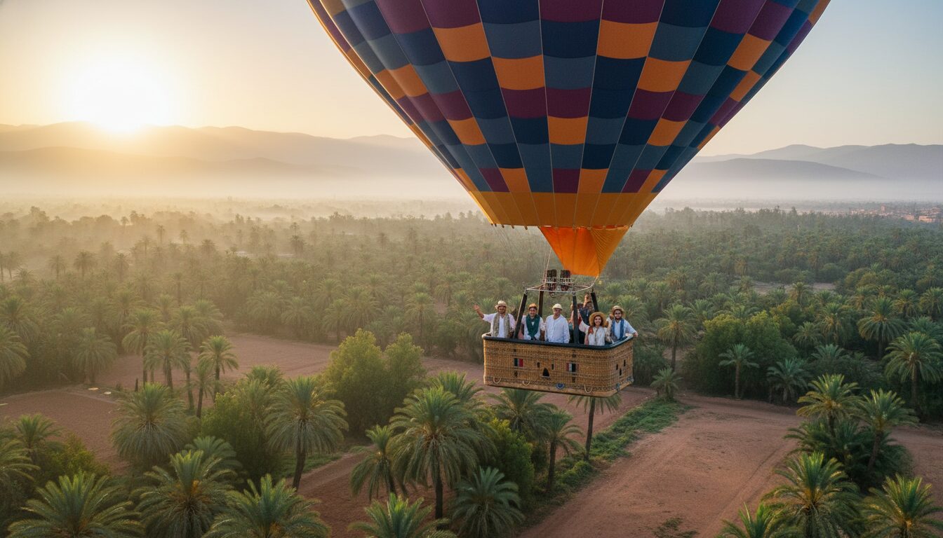 Hot air balloon ride Marrakech