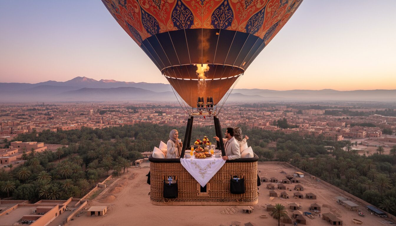 Luxury hot air balloon Marrakech