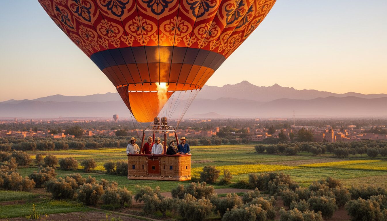 Private hot air balloon Marrakech